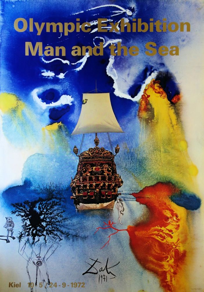 Illustrated Book Dali - L'Homme et la Mer