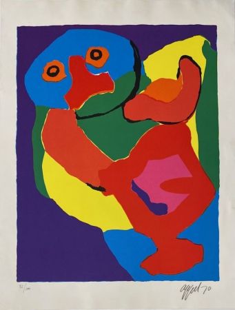 Lithograph Appel - L'homme qui danse 