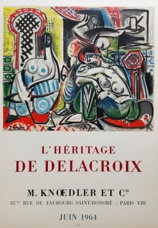 Poster Picasso - L'héritage de Delacroix