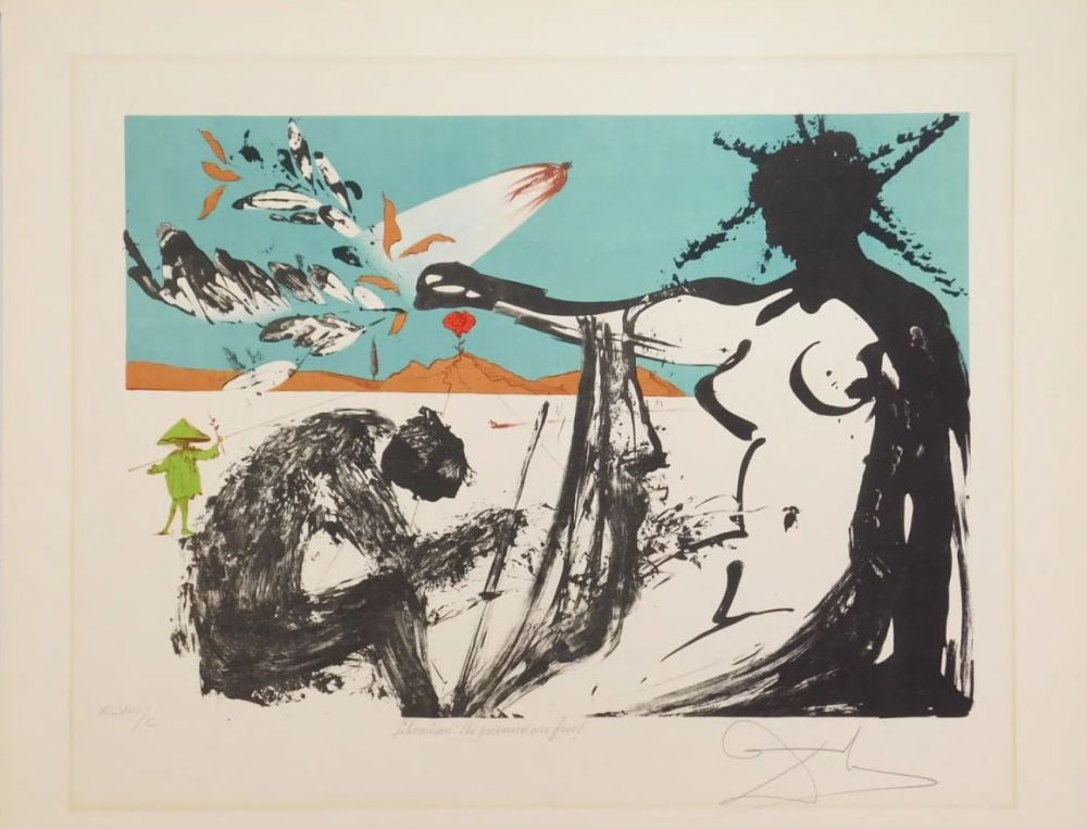 Lithograph Dali - Liberation: The Prisoners are Free