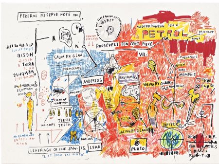 Screenprint Basquiat - Liberty