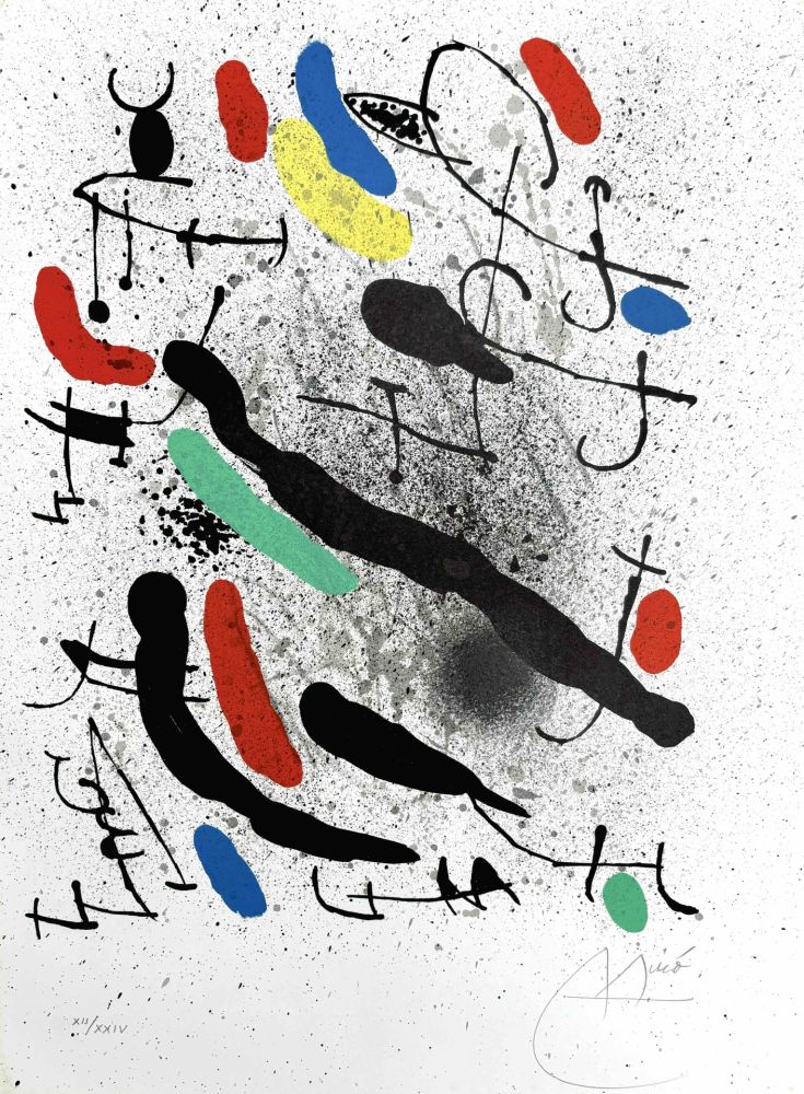 Lithograph Miró - Liberté Des Libertés