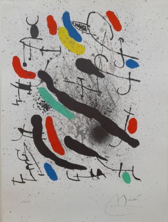 Lithograph Miró - Liberté des libertés