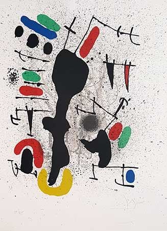 Lithograph Miró - Liberté des Libertés