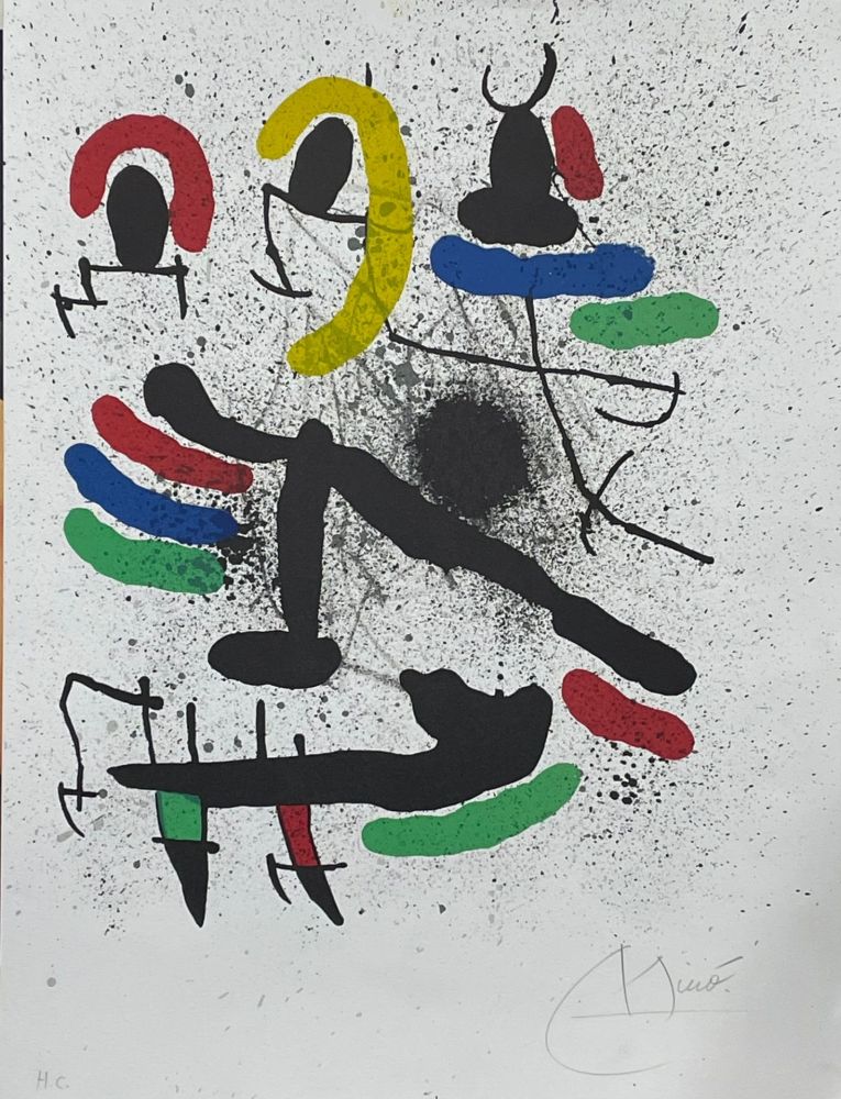 Lithograph Miró - Liberté des libertés 1