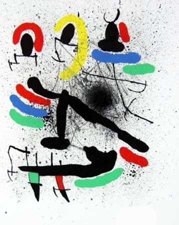 Lithograph Miró - Liberté des libertés I