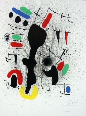 Lithograph Miró - Liberté des libertés II