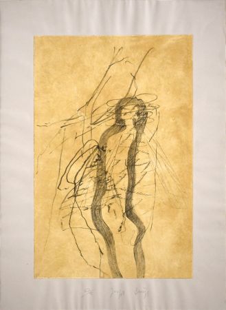 Etching And Aquatint Beuys - Lightning and Queen Bee