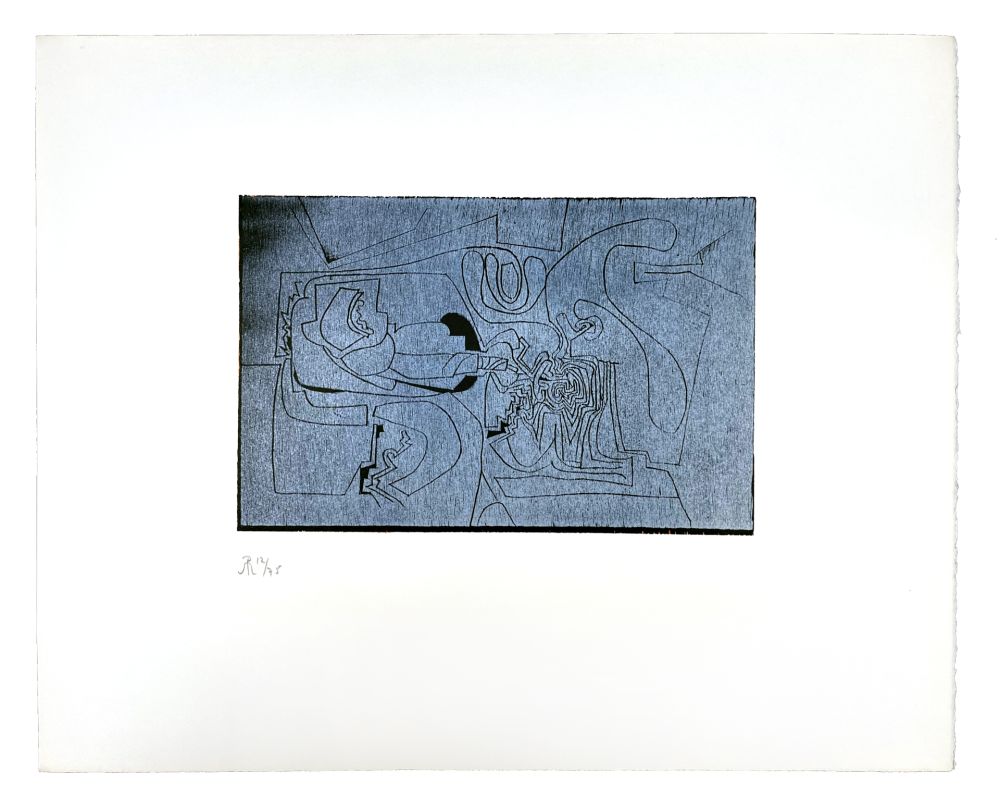 Woodcut Müller - LiGNES MALIGNES - LA NUIT