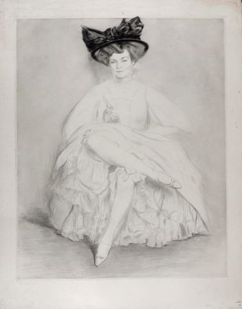 Etching Chahine - Lily Arena Assise, 1904