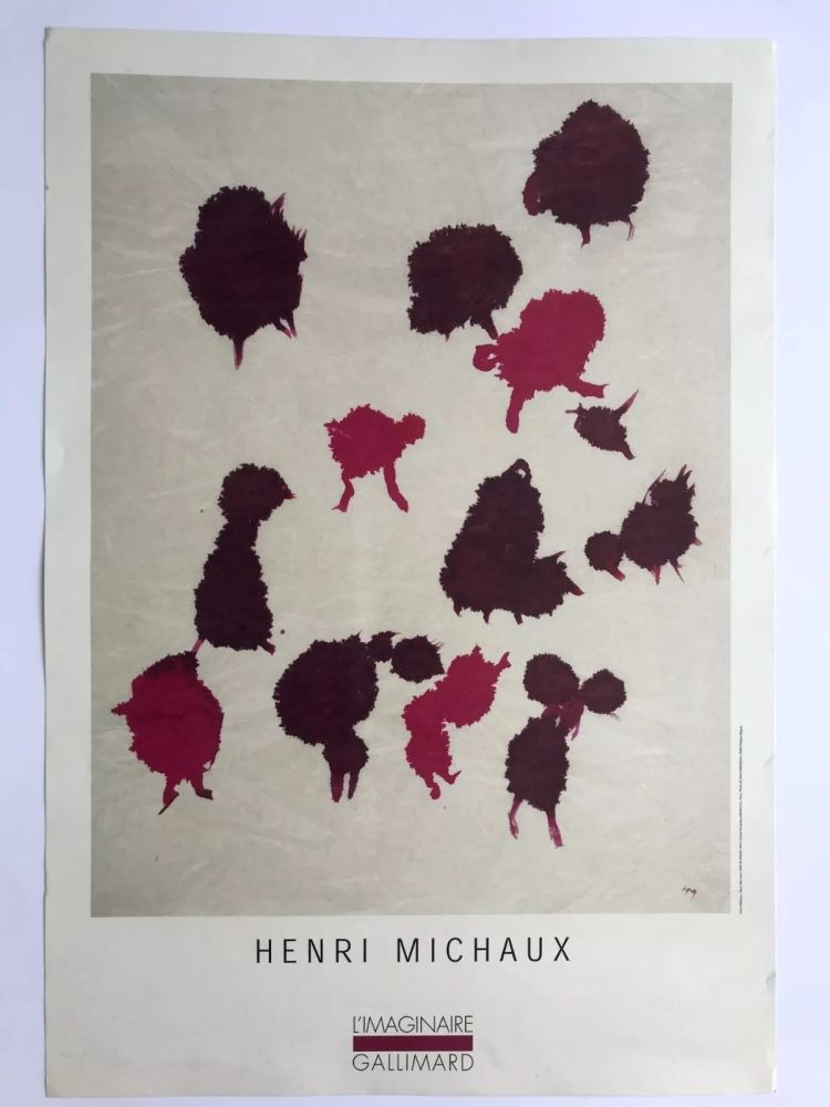 Poster Michaux - L'Imaginaire / Gallimard