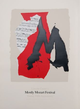 Lithograph Motherwell - Lincoln Center Mostly Mozart, 25th Anniversary