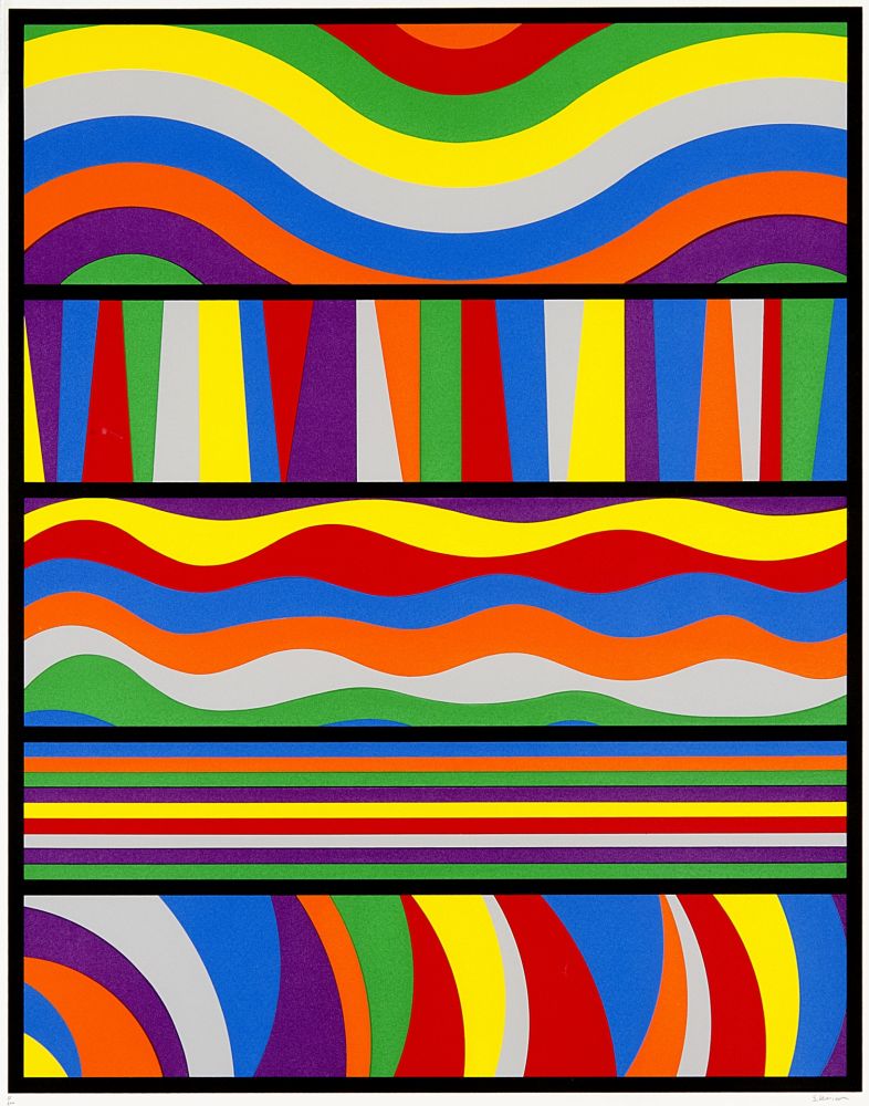 Screenprint Lewitt - Lincoln Center Print