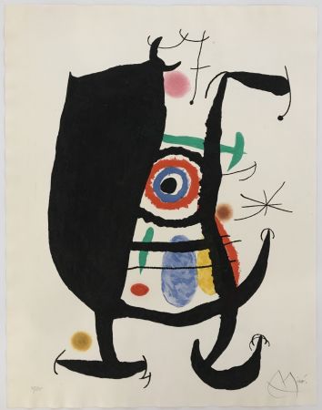 Etching And Aquatint Miró - L'Inhibe