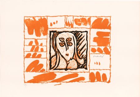 Linocut Alechinsky - Lino - Litho III