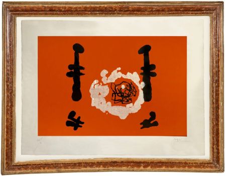 Etching And Aquatint Miró - 'L'Invention du feu'
