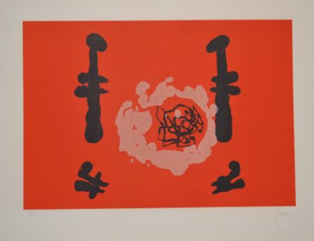 Aquatint Miró - L'Invention Du Feu - D284