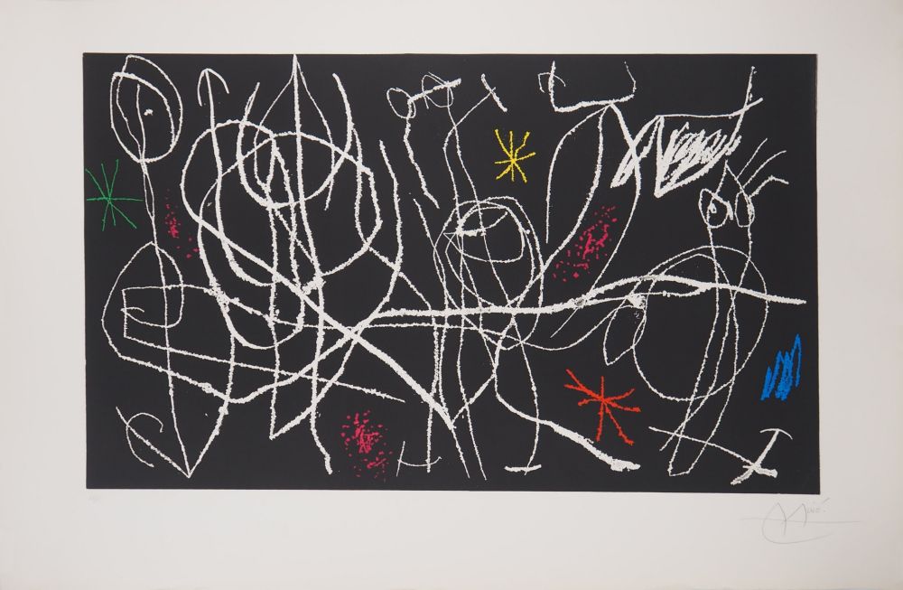 Etching Miró - L'invité du dimanche