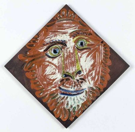 Ceramic Picasso - Lion’s Head, 1968-1969