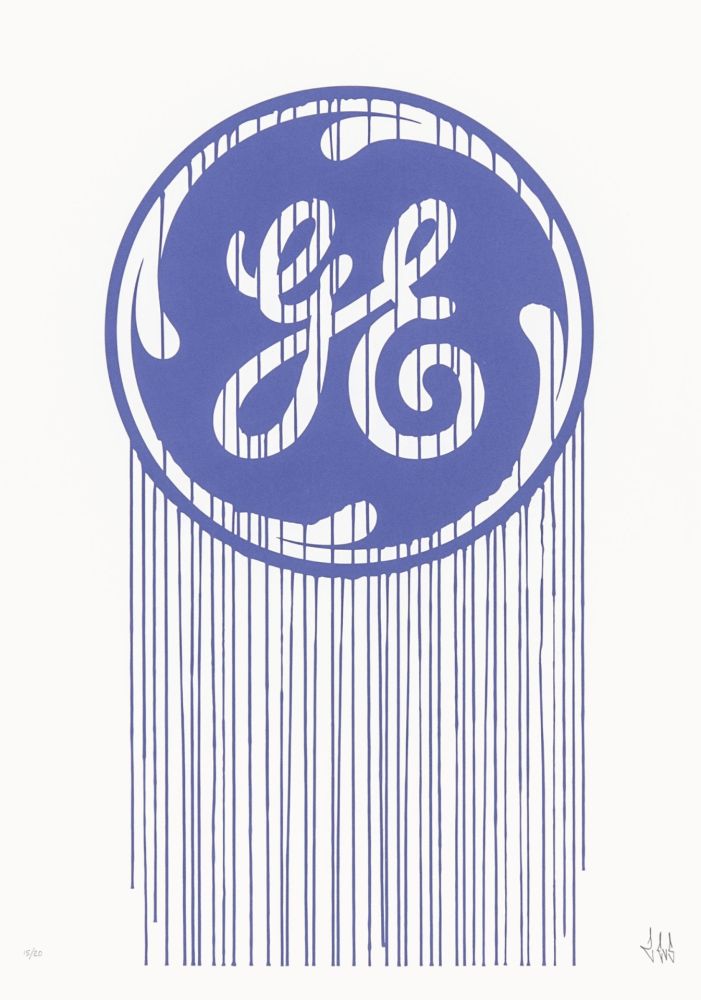Screenprint Zevs - Liquidated General Electric
