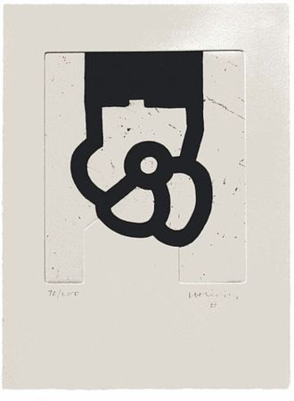 Etching Chillida - Literature or Life II