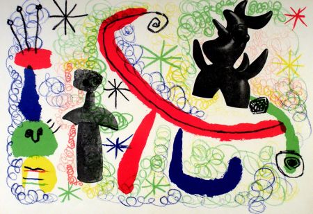 Lithograph Miró - Litho 1950