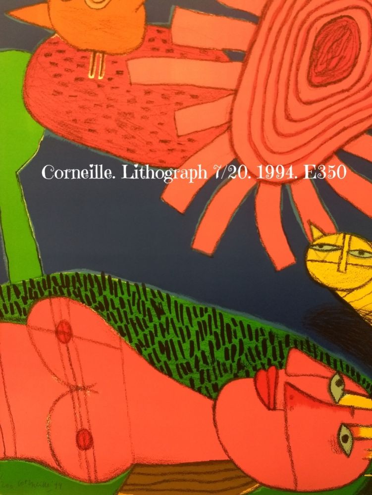 Lithograph Corneille - Lithograph 7/200