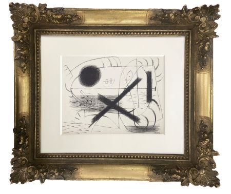 Lithograph Miró - Lithograph I (First Lithographic piece ever recorded)