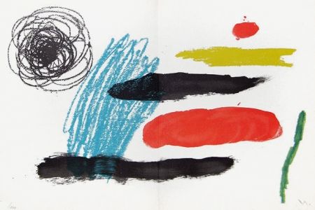 Lithograph Miró - Lithograph VI from Miró, Obra Inedita Recent, 1964