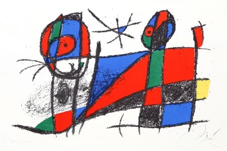 Lithograph Miró - Lithograph VI (M. 1042)