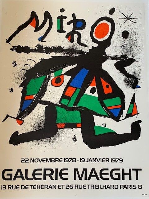 Lithograph Miró - Lithographic poster