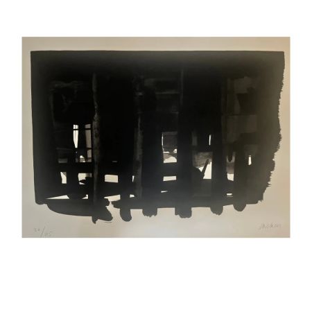 Lithograph Soulages - Lithographie 16, 1964