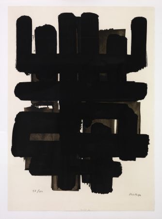 Lithograph Soulages - Lithographie 3