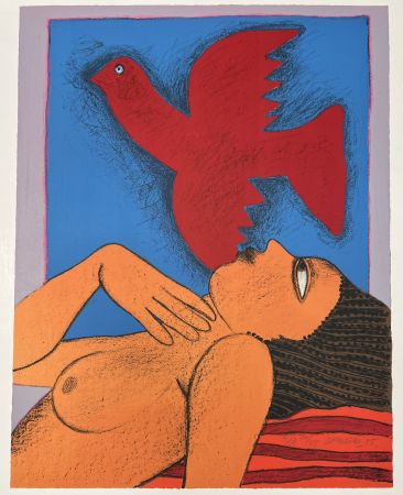 Lithograph Corneille - Lithographie Evasion 1995 E/A
