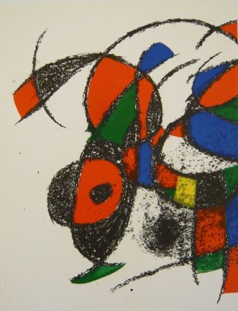 Lithograph Miró - Lithographie  III