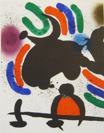Lithograph Miró - Lithographie  IV  Miro Lithographe I