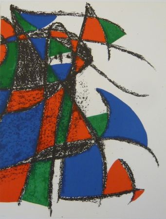 Lithograph Miró - Lithographie  IV  Miro Lithographe II