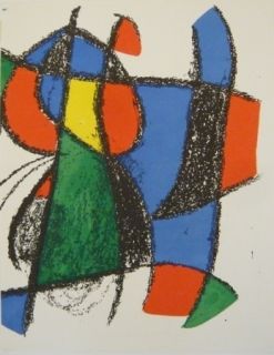 Lithograph Miró - Lithographie  Miro Lithographe II