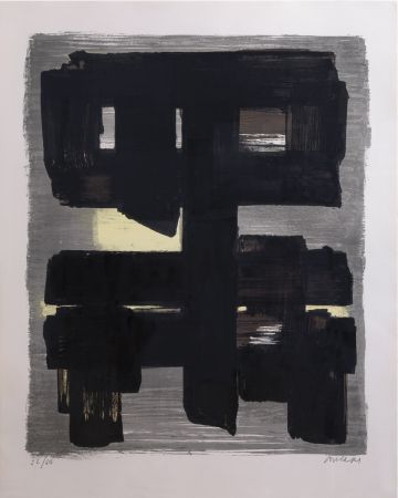 Lithograph Soulages - Lithographie n°1