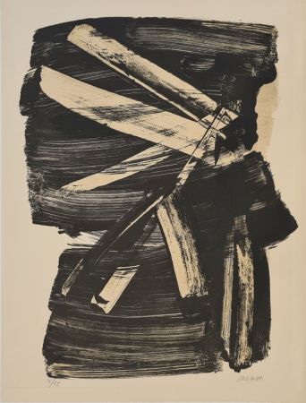 Lithograph Soulages - Lithographie n°10 