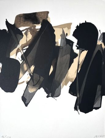 Lithograph Soulages - Lithographie n°14 