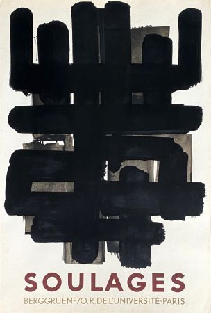 Lithograph Soulages - Lithographie n°3