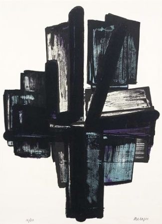 Lithograph Soulages - Lithographie n°4