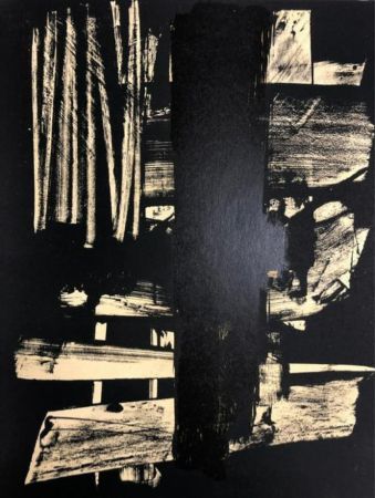 Lithograph Soulages - Lithographie n°9