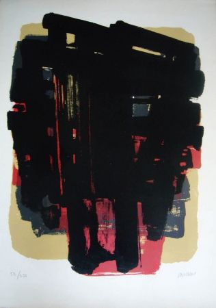 Lithograph Soulages - Lithographie n° 8