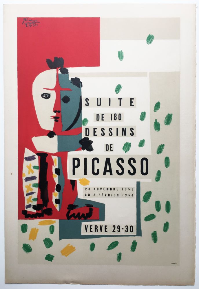 Lithograph Picasso - LITHOGRAPHIE: SUITE DE 180 DESSINS. VALLAURIS VERVE 29-30. 1953-1954