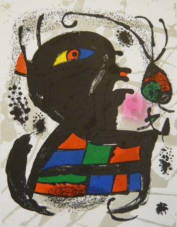 Lithograph Miró - Lithographie  V