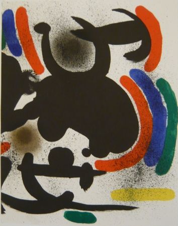 Lithograph Miró - Lithographie  VII