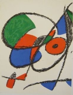 Lithograph Miró - Lithographie  VIII