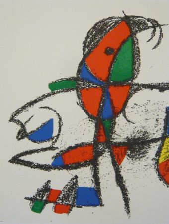 Lithograph Miró - Lithographie  X Miro lithographe II